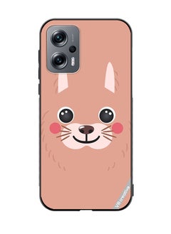 Protective Case Cover For Xiaomi Redmi K50i Lama Cartoon Face Design Multicolour