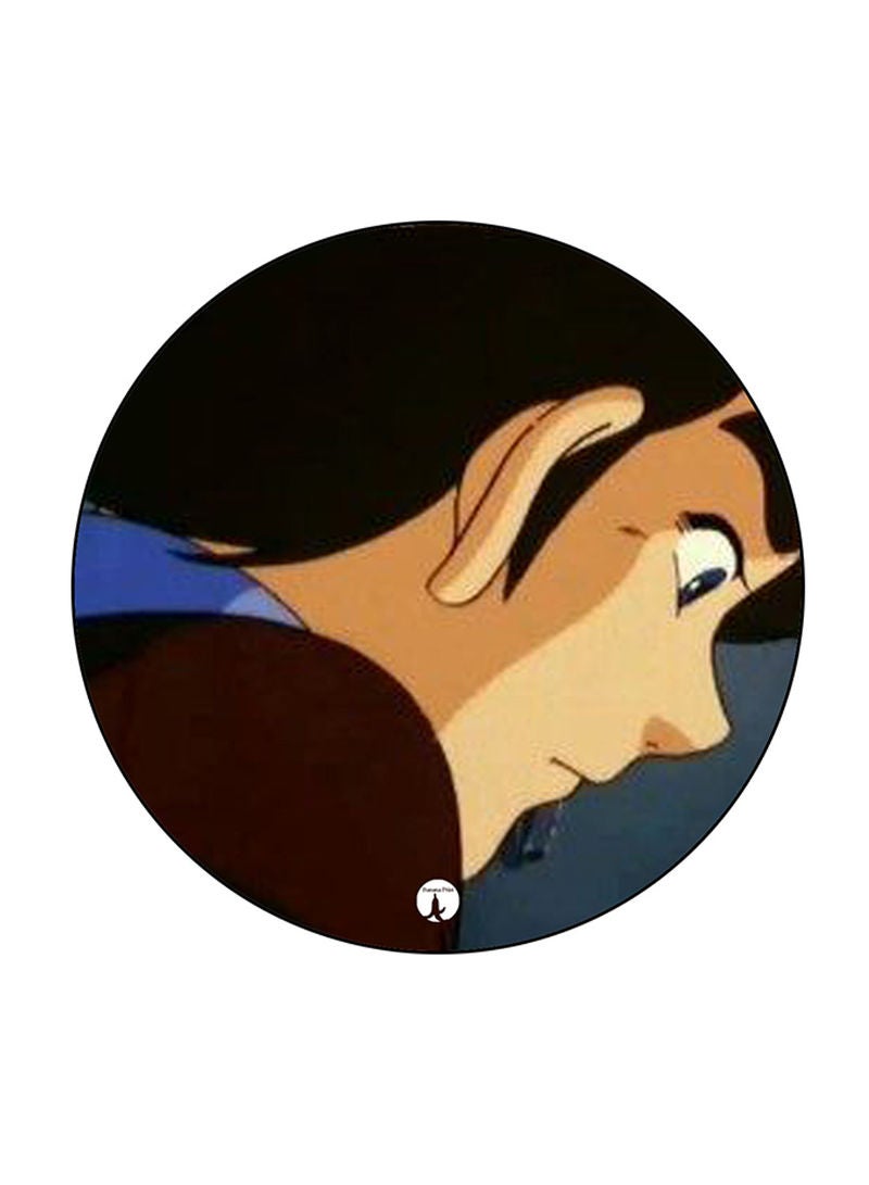 RKN Anime Captain Majid Printed Mouse Pad Multicolour