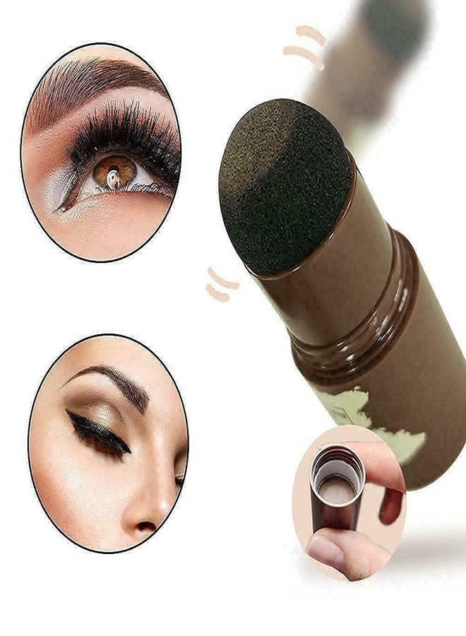 ZemGlam Eyebrow Stamp Powder Kit, 3 Reusable Stencils, Brush, Waterproof, Long Lasting, Black - Image 5