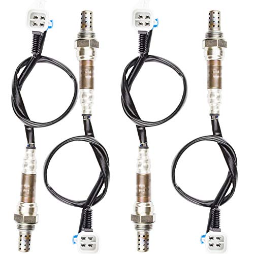 higherbro 4PCS Oxygen O2 Sensor for 2003 2004 2005 Chevrolet Chevy Tahoe 5.3L; 2003-2005 GMC Sierra 1500 5.3L Upstream + Downstream - Image 1