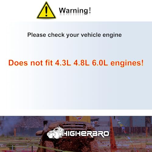 higherbro 4PCS Oxygen O2 Sensor for 2003 2004 2005 Chevrolet Chevy Tahoe 5.3L; 2003-2005 GMC Sierra 1500 5.3L Upstream + Downstream - Image 2