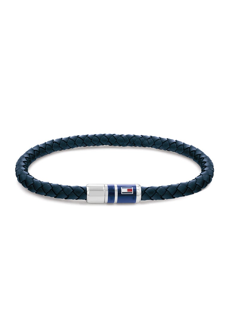 TOMMY HILFIGER Casual Men's Leather Braided Bracelet 2790294 - Image 2
