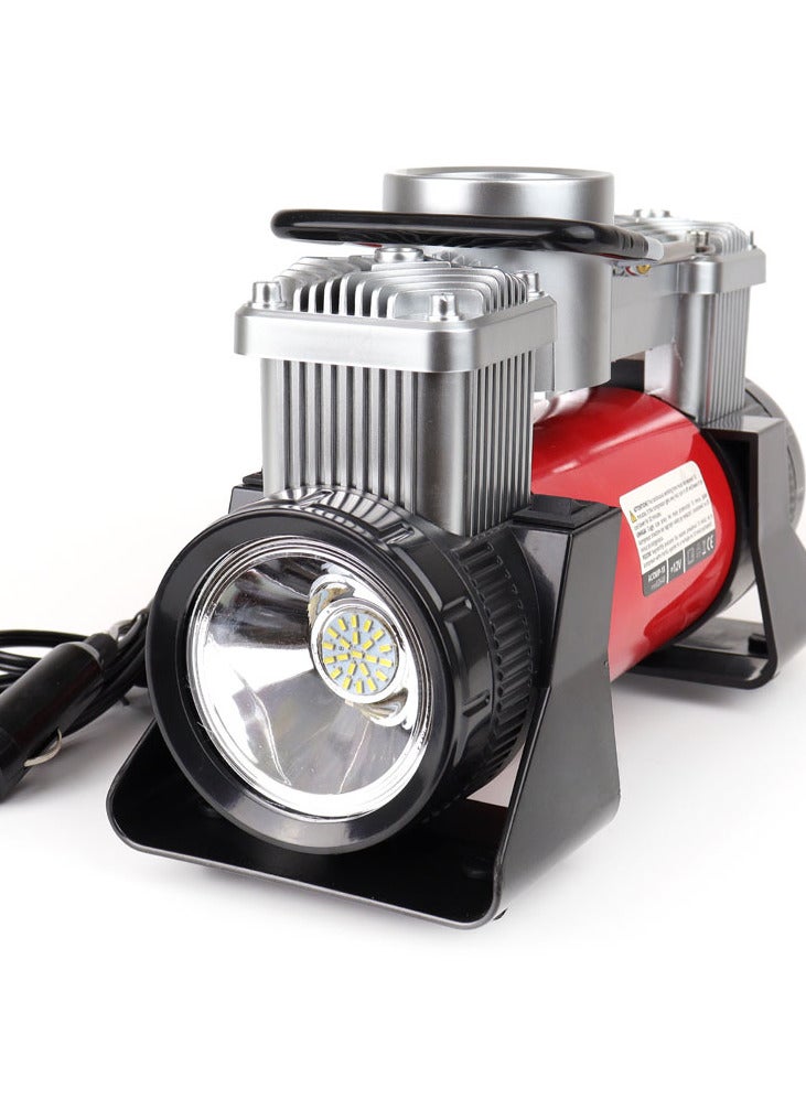 AMIO Car Air compressor 2cylinder 12V HQ - Image 2