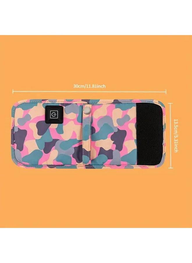 Camouflage Pink Portable Bottle Insulation Sleeve Heating Cover For Travel - Image 3