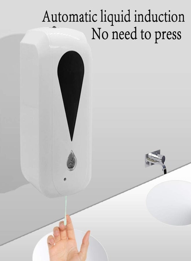 AKDC Automatic Hand Sanitizer Dispenser Wall-Mounted Soap Dispenser 42 Gu Division Usb Rechargeable Infrared Sensor Waterproof Suitable For Bathroom Kitchen Hotel Restaurant (Gel) - Image 4