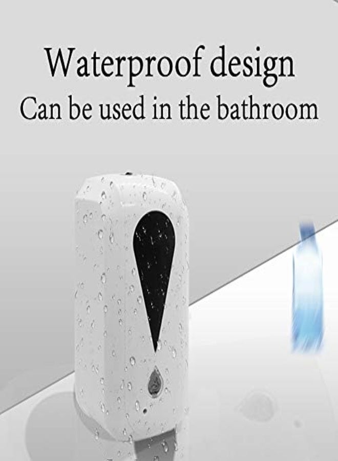 AKDC Automatic Hand Sanitizer Dispenser Wall-Mounted Soap Dispenser 42 Gu Division Usb Rechargeable Infrared Sensor Waterproof Suitable For Bathroom Kitchen Hotel Restaurant (Gel) - Image 2