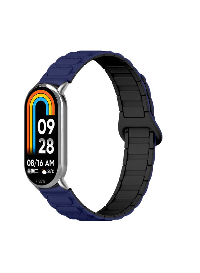 Generic - For Mi Band 9/8/7/6/5 Strap Creative Chinese Summer Women's Niche Armored Wristband NFC-Color:A- Fine Armor-black With Green-Specifications:Millet Bracelet 7 Strap "transparent Shell] - Image 1