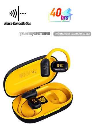 Transformers TF-T13 TWS Wireless Headphones Bluetooth 5.3 Earbuds Yellow Black，Ergonomic Adjustment Design，Intelligent Noise Reduction，Comprehensive Battery Life Up To 40 Hours Suitable For All Models - pzsku/ZDB781BD0FDD5875DB336Z/45/1741330450/fc1e61eb-0b72-4955-81be-a75b07559d17