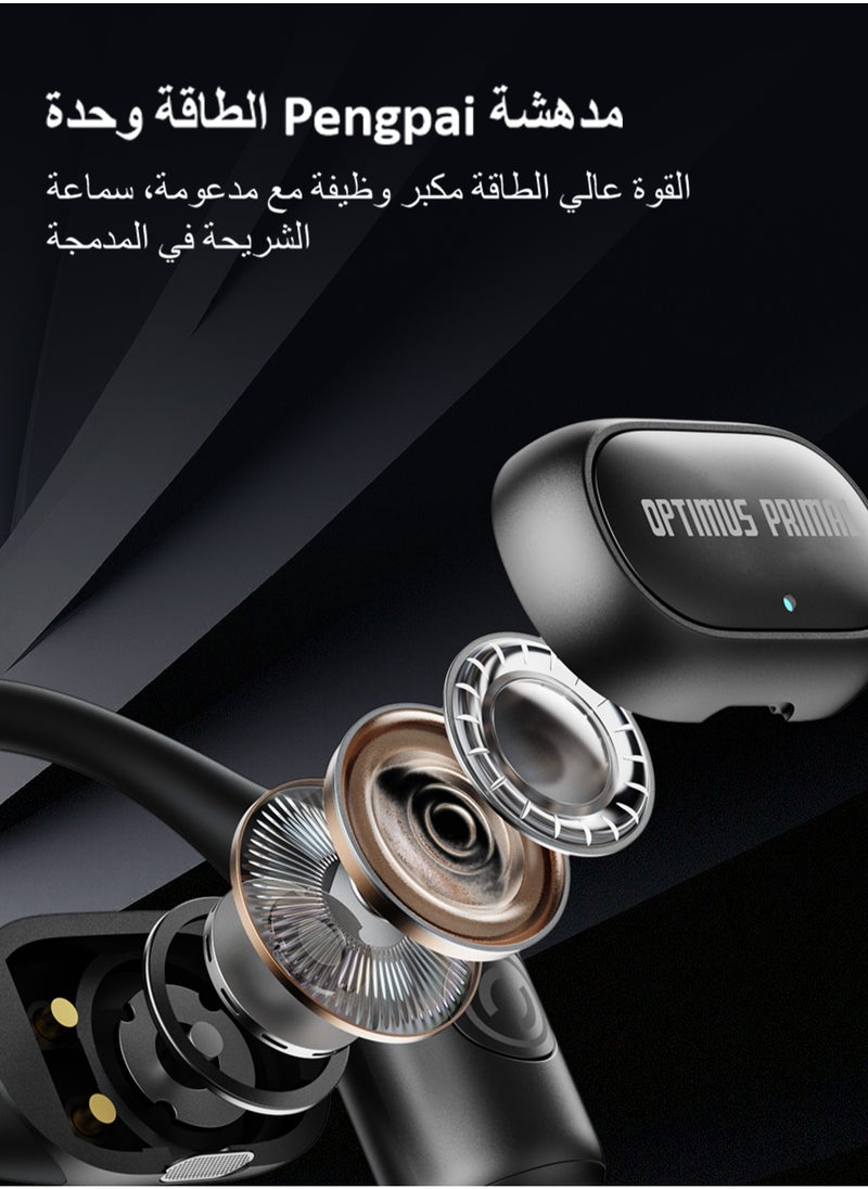 Transformers TF-T13 TWS Wireless Headphones Bluetooth 5.3 Earbuds Yellow Black，Ergonomic Adjustment Design，Intelligent Noise Reduction，Comprehensive Battery Life Up To 40 Hours Suitable For All Models