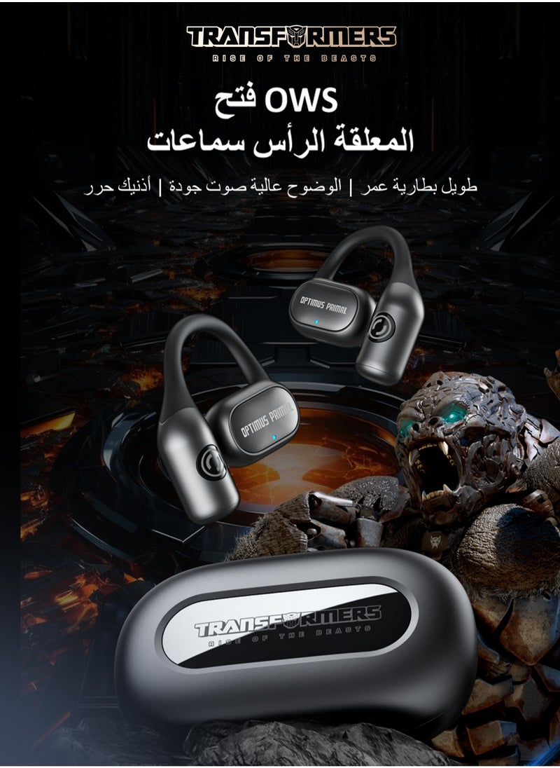 Transformers TF-T13 TWS Wireless Headphones Bluetooth 5.3 Earbuds Yellow Black，Ergonomic Adjustment Design，Intelligent Noise Reduction，Comprehensive Battery Life Up To 40 Hours Suitable For All Models