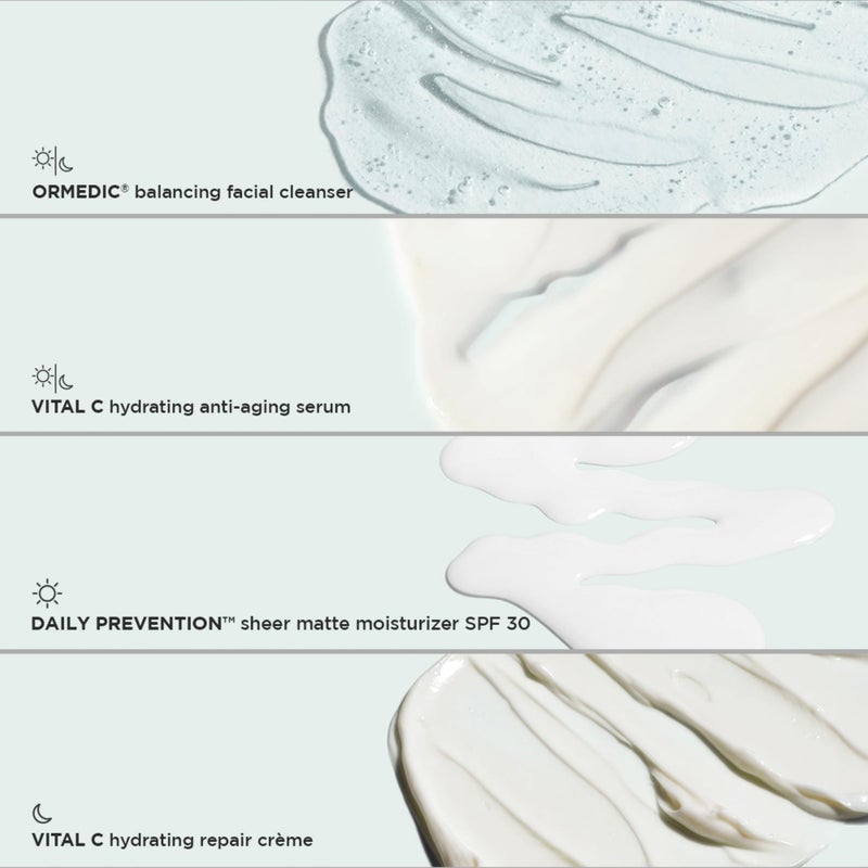 IMAGE SKINCARE مجموعة هدايا العناية بالبشرة من IMAGE Skincare، المفضلات الخمس نجوم، مجموعة 4 خطوات لنضارة وصحة البشرة، مجموعة هدايا الجمال للسفر للنساء - Image 3