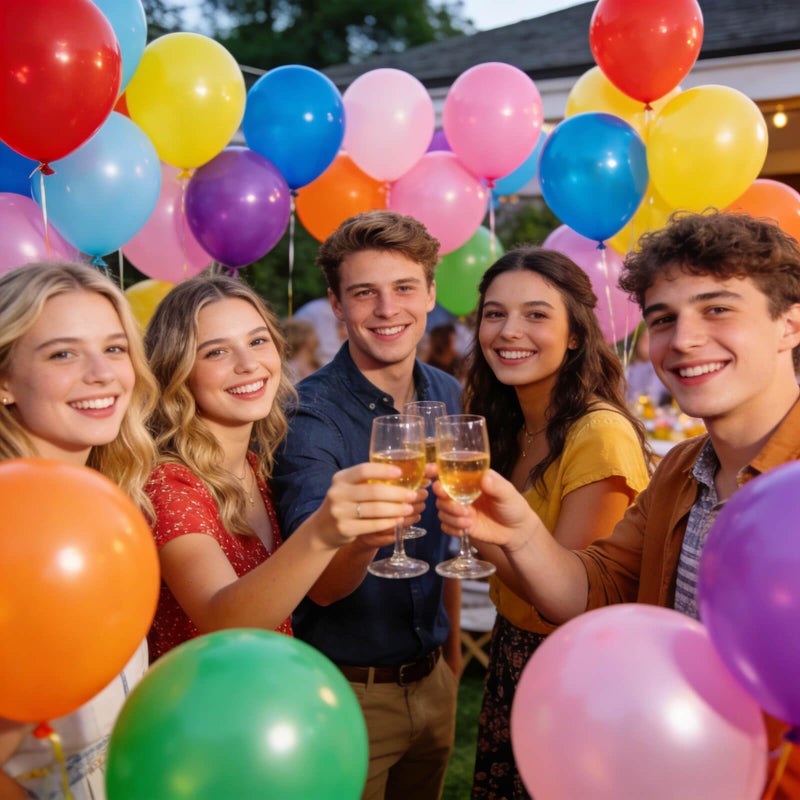 KUULBELA Rainbow Balloons 110 Pack 12 Inch Assorted Color Ballons Helium Latex Balloons for Birthday Wedding Party Balloons for Kid's-Multi. - Image 5
