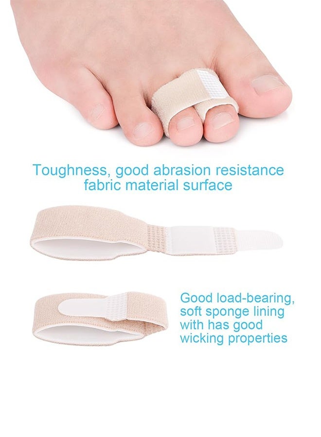 4PCS Toe Straightener, Toe Corrector for Women & Men, Reusable Fabric Buddy Toes Wraps Bandages Protectors for Crooked, Curled, Bent and Broken Toes - Image 5