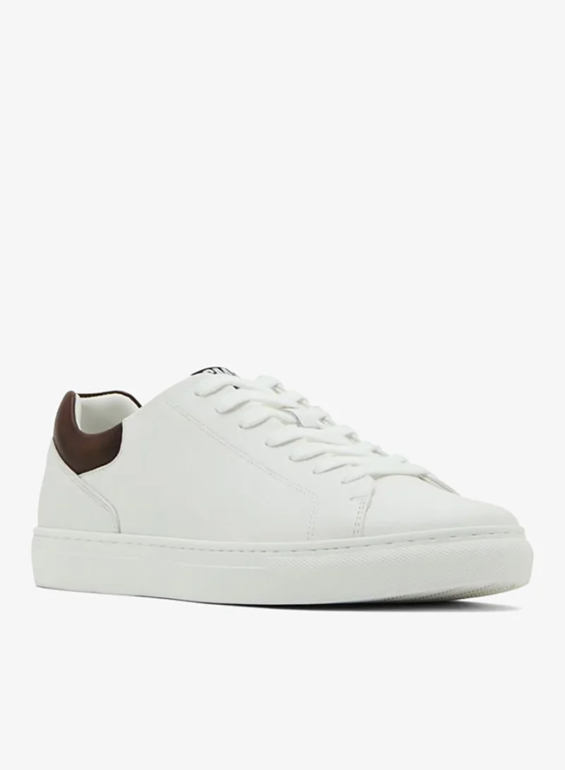 Chardd Men's White Low Top Sneakers