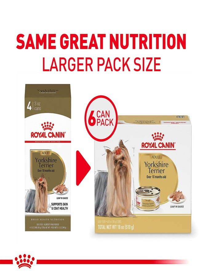 Royal Canin Breed Health Nutrition Yorkshire Terrier Adult Loaf in Sauce Dog Food, 3 oz (Pack of 6) - Image 2