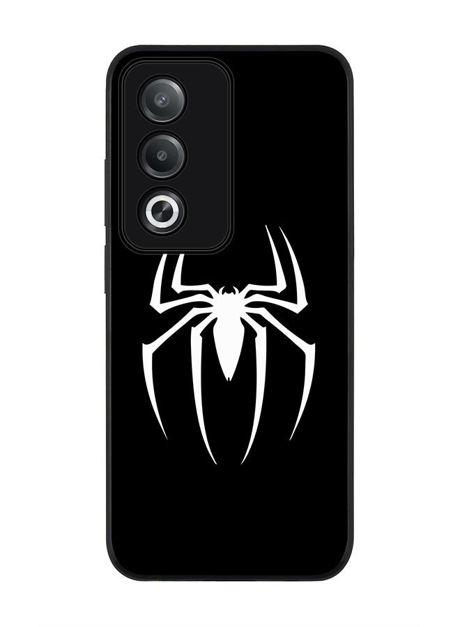 Stylizedd For Oppo A3 Pro / A80 Case,Slim fit Camera Protection, Shockproof Thin Phone cover - Spidermark (Black) - Image 1