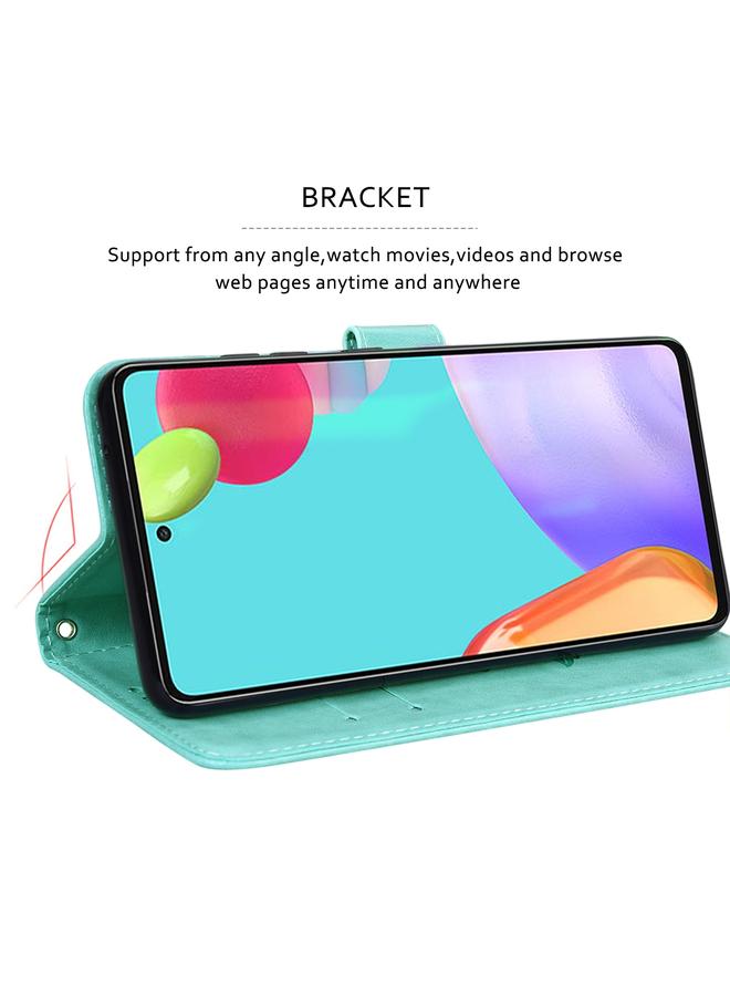 اس-توب جراب لهاتف Samsung Galaxy A05 من الجلد الصناعي المنقوش باللون الوردي - Image 5