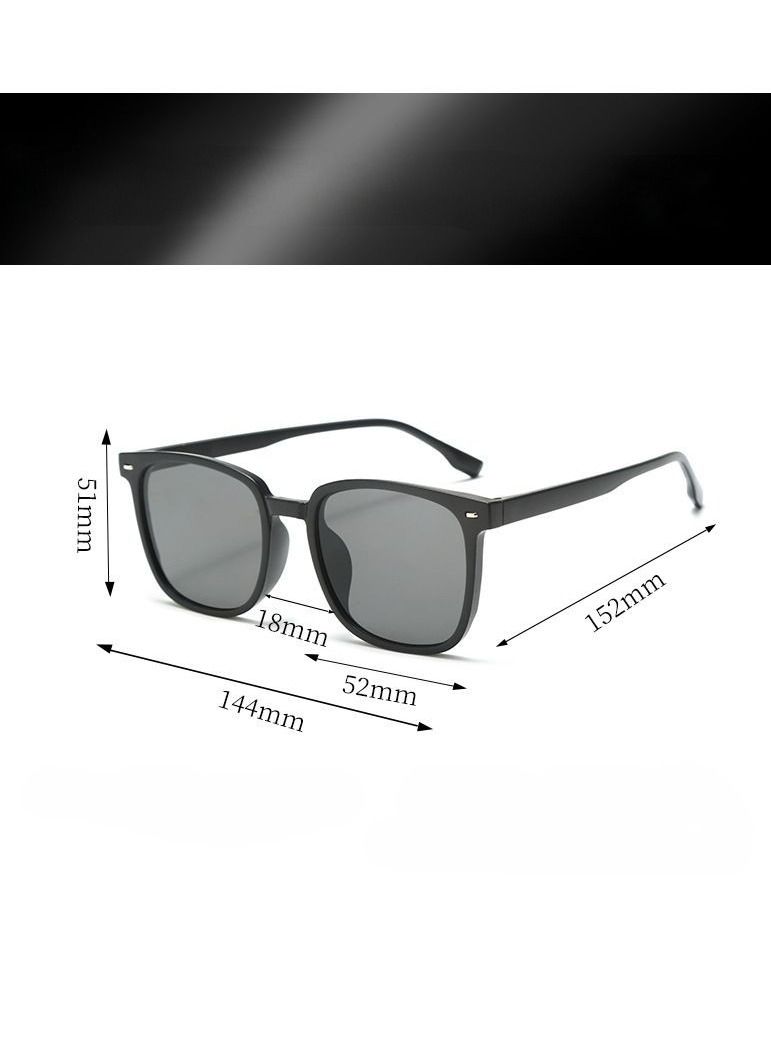 HDCRAFTER Blue Light Resistant Square Full Frame Sunglasses - Image 4