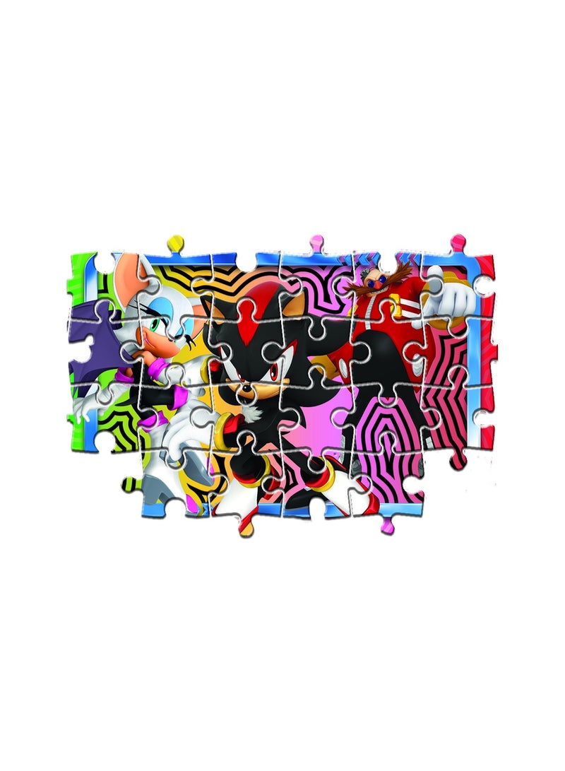 Clementoni Puzzle Sonic Revitalized 2x60-Pieces | Jigsaw Puzzle | Children's Puzzle | Preschool Learning Toys | Develops Problem Solving Skills | Made in Italy - Image 2