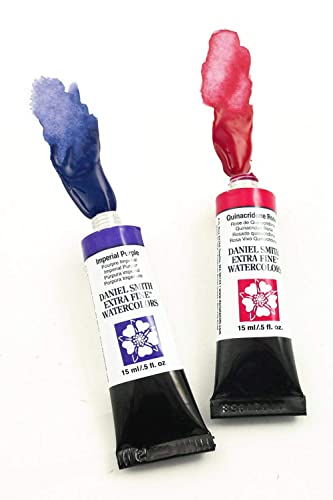 Daniel Smith Extra Fine Watercolor 15ml Paint Tube, Carbazole Violet (284600019), 0.5 Fl Oz (Pack of 1) - Image 4