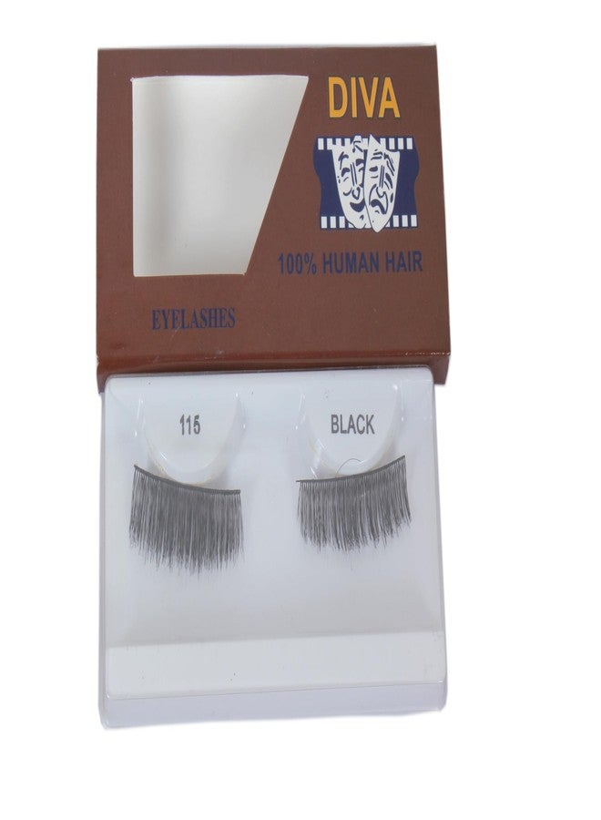 Ritzkart Human Hair False Eyelashes - Long, Thick, and Soft Strands for a Naturally Glamorous Makeup Look Beauty Enhancing, Natural Feel, Perfect for Makeup Enthusiasts (115) - Image 2