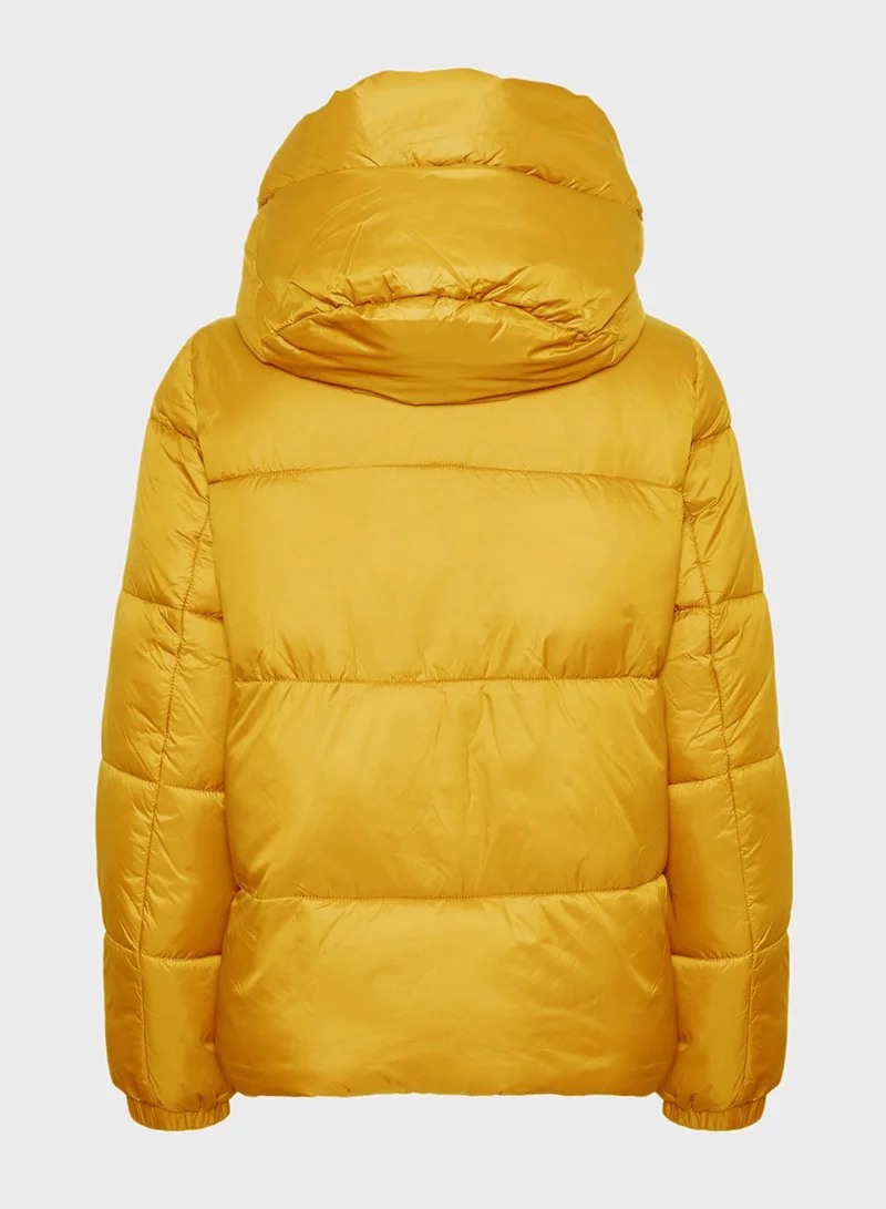 VERO MODA Quilted Hoodie Jacket