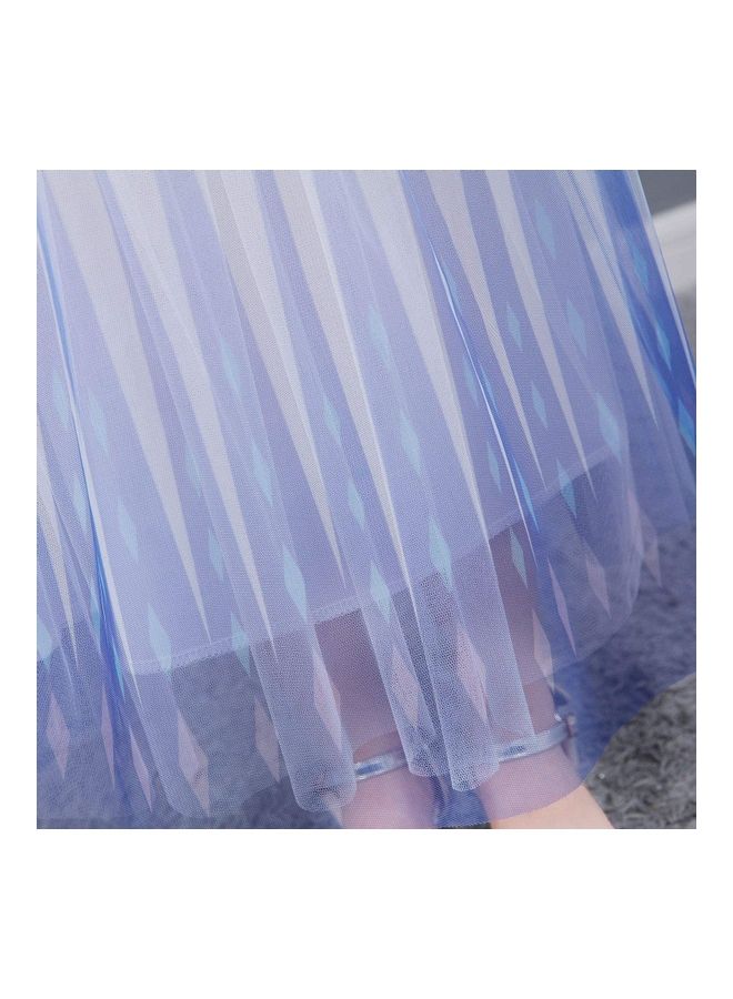 NIBEMINENT Girl Anna Elsa Dress Kids Halloween Cosplay Costume Children - Image 5