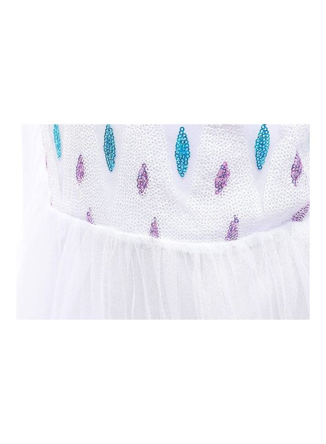 NIBEMINENT Girl Anna Elsa Dress Kids Halloween Cosplay Costume Children - Image 4