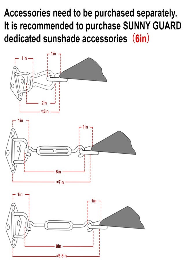 SUNNY GUARD Sun Shade Sail 10' x 13' Rectangle Blue UV Block Sunshade for Backyard Yard Deck Patio Garden Outdoor Activities and Facility - Image 3