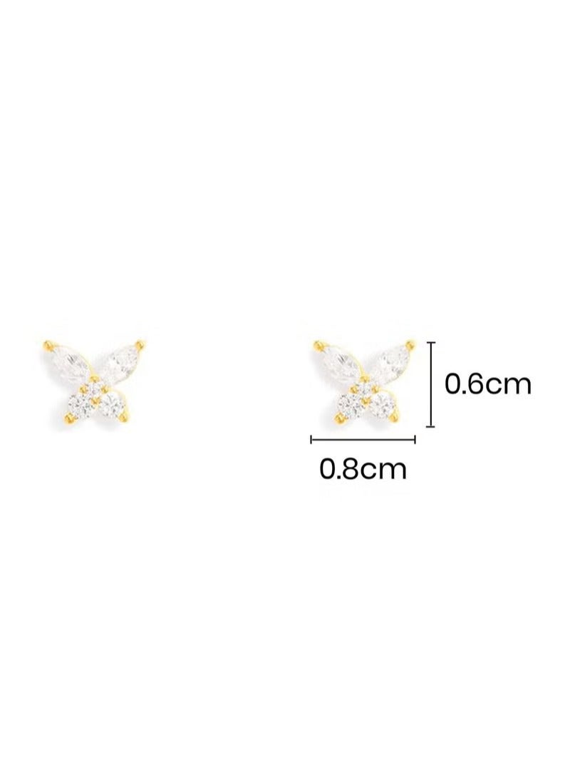 MONACO Butterfly Stud Earrings for Women YE13732OX - Image 3