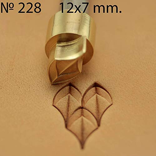 DandS ltd Leather Stamp Tool, Dragon Scale, Professional Steel Craft Tool for Leatherworking, Embossing, Carving & Stamping Leather Projects, Belts Wallets & DIY Projects Compatible with Mallet #228 - Image 3