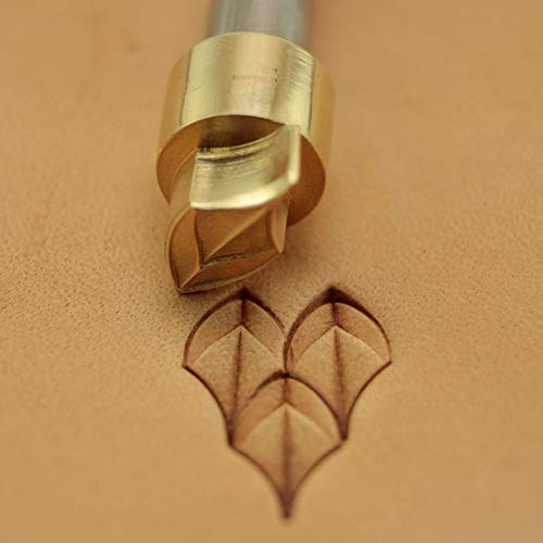 DandS ltd Leather Stamp Tool, Dragon Scale, Professional Steel Craft Tool for Leatherworking, Embossing, Carving & Stamping Leather Projects, Belts Wallets & DIY Projects Compatible with Mallet #228 - Image 1