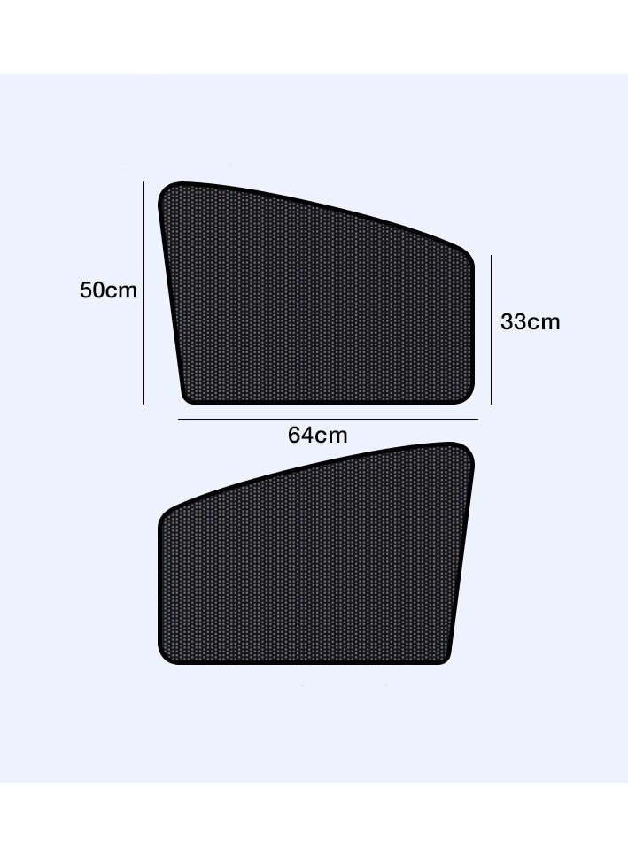 EBMINI Magnetic Suction Car Interior Window Sunshade 