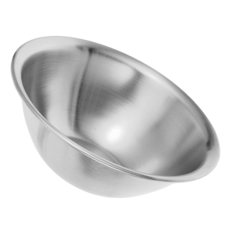 Stainless Steel V Shaped Salad Bowl Large Mixing Bowl For Ramen Snacks Serving Silver 11 70X11 70X4 00CM - Image 2