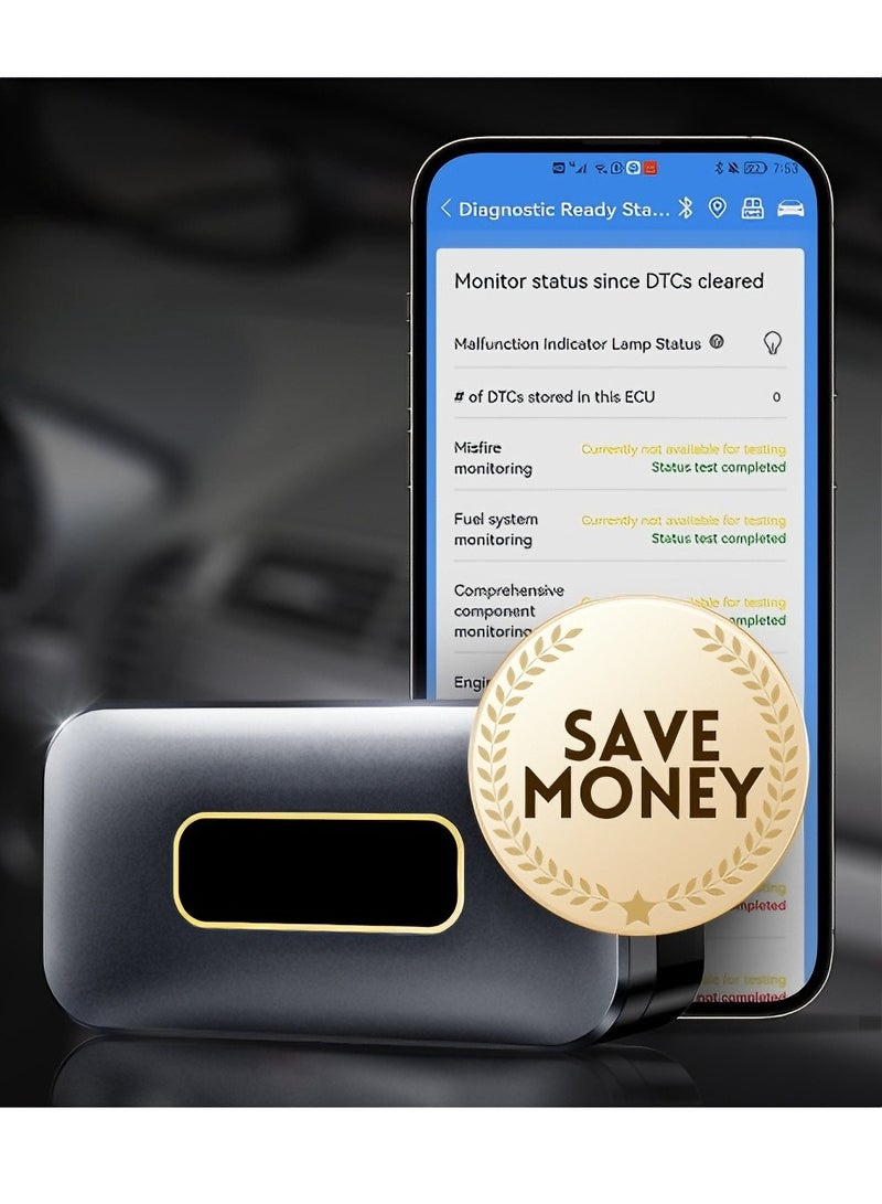 فنيرسي ماسح OBD2 – قارئ أكواد الأعطال الاحترافي للسيارات OBDII، يشخص ضوء خطأ محرك OBDII على المركبات، أداة عالمية لمسح أكواد الأعطال وتشخيصها، بيانات في الوقت الفعلي، إطارات تجميد، واختبار الأداء/الجهد. - Image 1