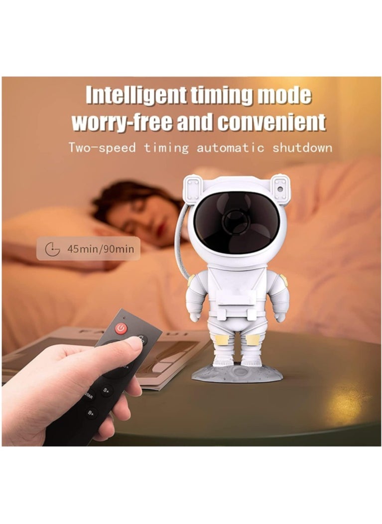 Generic - Astronaut Star Projector Galaxy Night Light - Kids Space lights LED Lamp with Remote Control Timer and Remote 360° Adjustable Design for Gaming Room Home Theater - Image 1