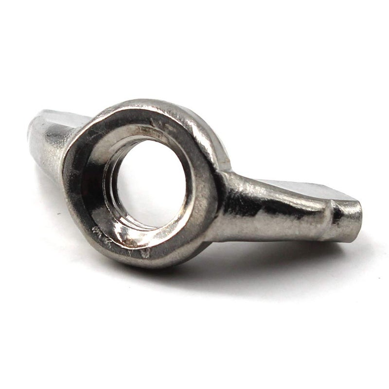 SeeRaphee M8(5/16") 304 Stainless Steel Butterfly Wing Nut Set DIN315 Hand Twist Tighten Hardware Nut Fasteners Parts(10PCS) - Image 5