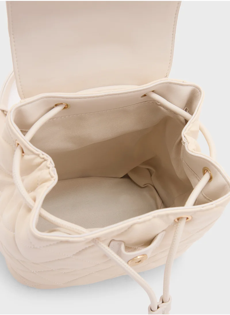 Ginger 4 In 1 Quilted Backpack With Crossbody Pouch