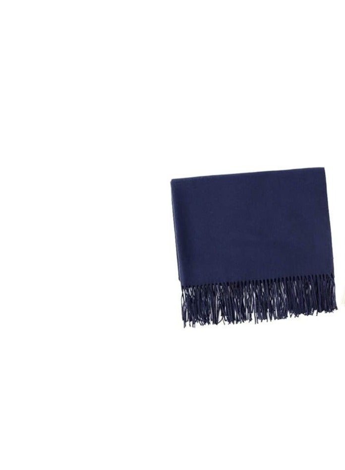 cashmere Women Soft Cashmere Scarf For Winter/Autumn Dark Blue