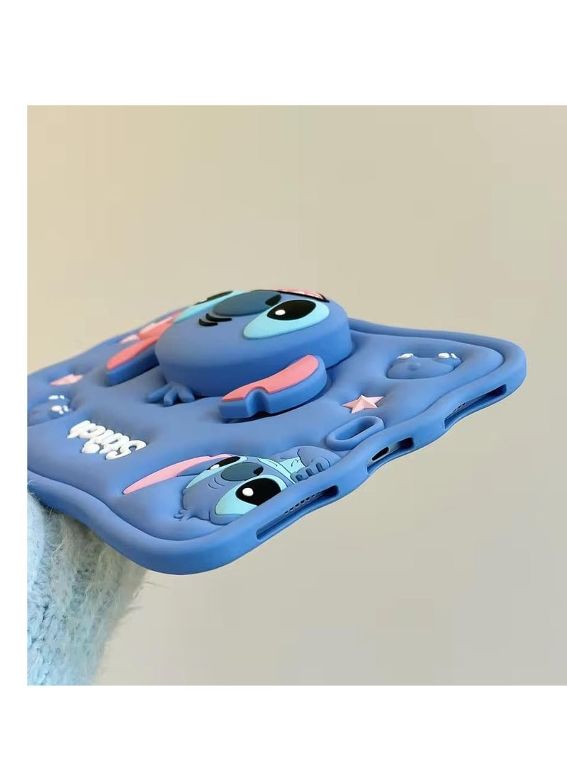 Cartoon 3D Silicon Handle Stand Cover For iPad 6th/5th Generation Case (9.7-inch, 2018/2017), iPad Pro 9.7 inch 2016, Air 2 / Air 1 Gen - Image 3