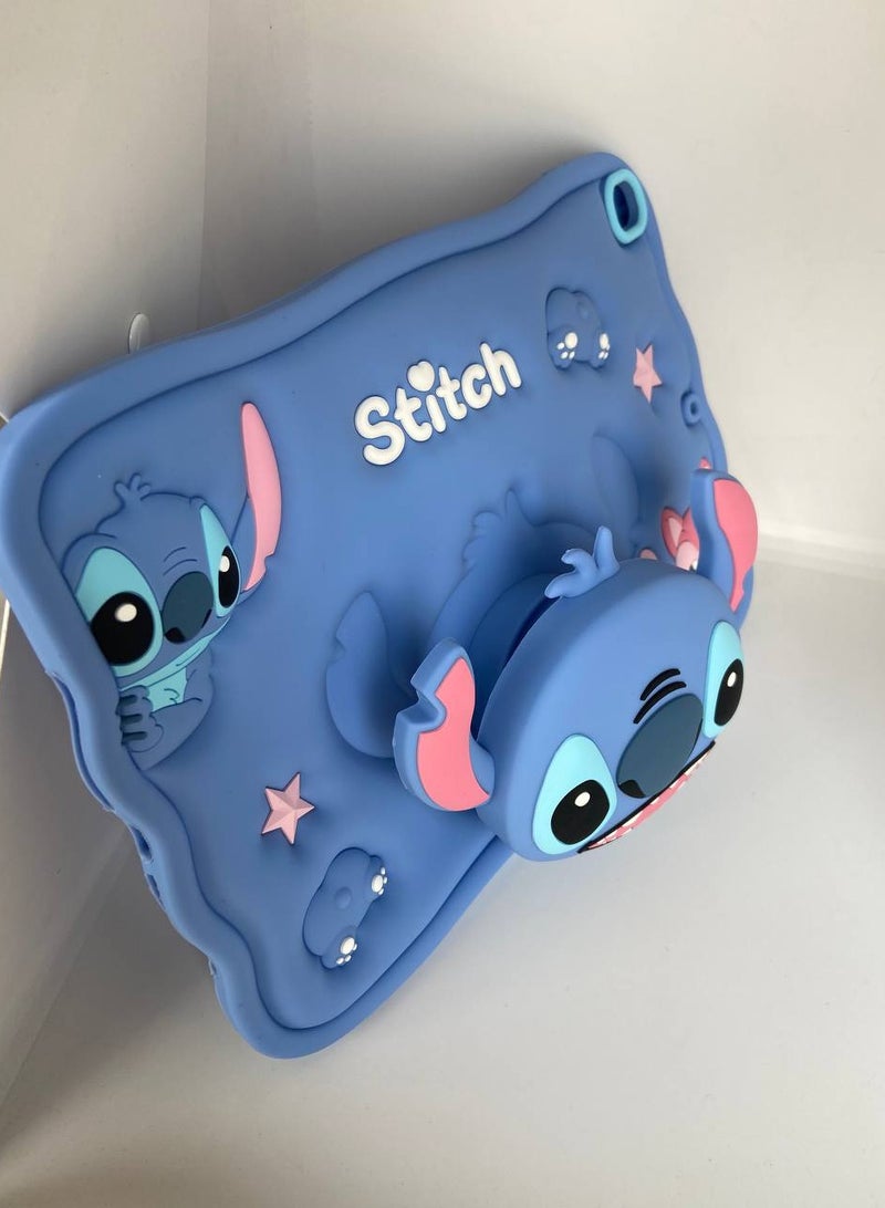 Cartoon 3D Silicon Handle Stand Cover For iPad 6th/5th Generation Case (9.7-inch, 2018/2017), iPad Pro 9.7 inch 2016, Air 2 / Air 1 Gen - Image 4