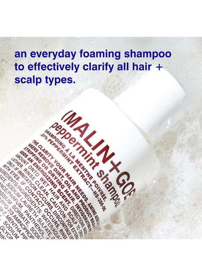 MALIN + GOETZ Peppermint Shampoo, 8 Fl. Oz. - Men & Women Clarifying Shampoo, Natural Hair Shampoo to Cleanse & Hydrate, Scalp Shampoo Treatment for All Hair Types, Vegan & Cruelty-Free - Image 4