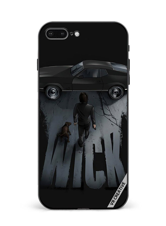 VR CREATIVE غطاء حماية لجهاز آبل آيفون 7 بلس/8 بلس بتصميم جون ويك متعدد الألوان - Image 1