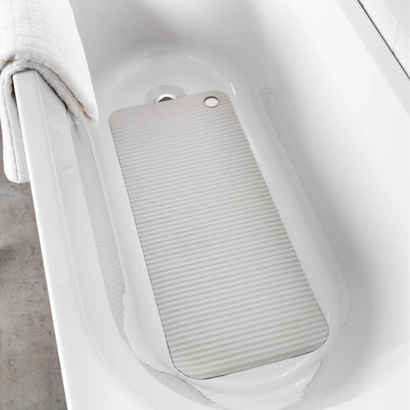 Ikea Doppa Bathroom Anti-Slip, Light Grey, 33X84 cm
