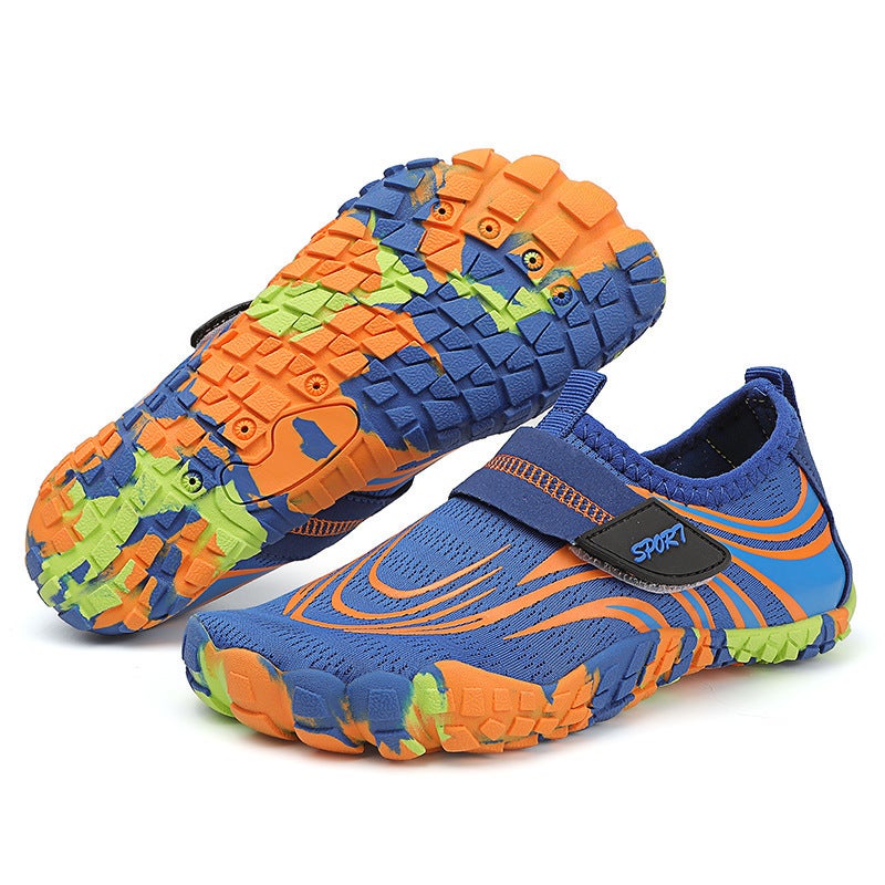 2024 Five-Finger Tracing Shoes Boys Wading Shoes Children Outdoor Diving Beach Shoes Girls' Fitness Shoes - Image 1