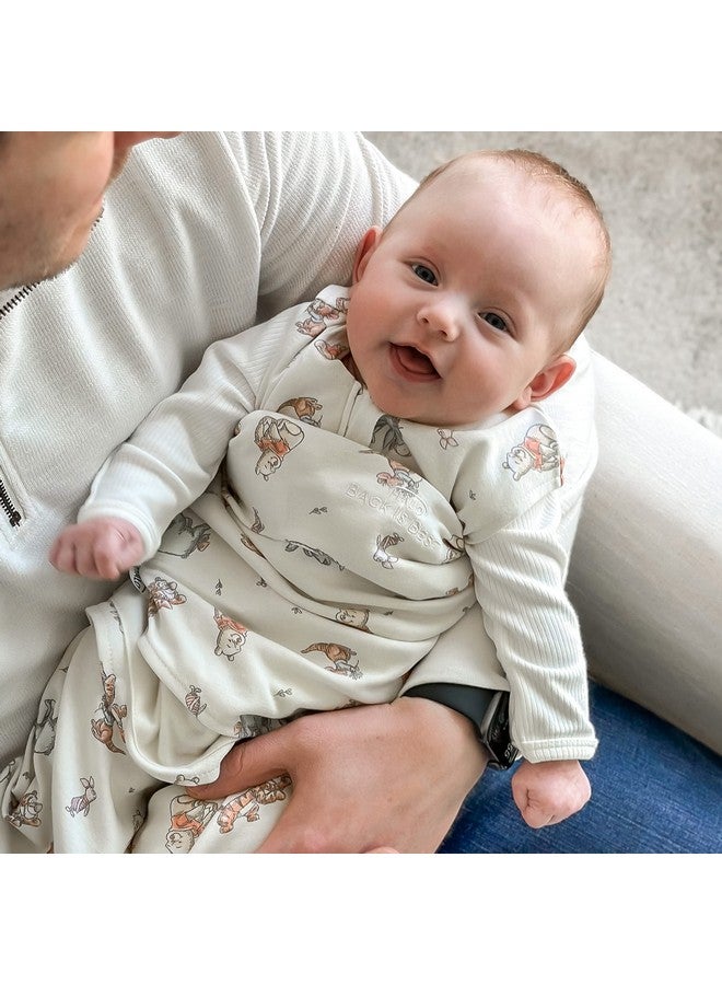 HALO Disney Baby 100% Micro Fleece Sleepsack Swaddle, 3-Way Adjustable Wearable Blanket, TOG 1.5, Winnie Frolic, Small, 3-6 Months - Image 4