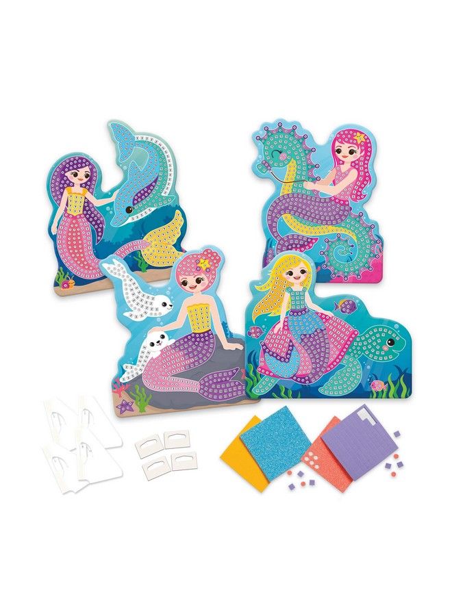 ORB The Orb Factory Sticky Mosaics Mermaids Arts & Crafts Blue/Yellow/Orange/Purple 12" X 2" X 10.75" - Image 3