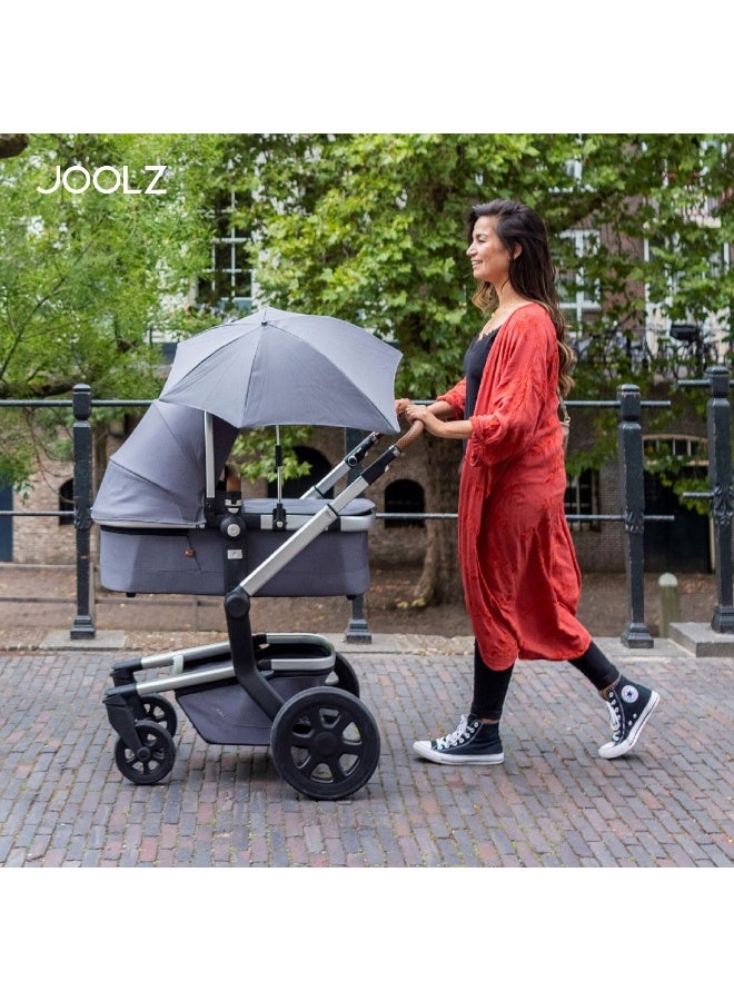 JOOLZ Universal Baby Stroller Parasol UPF50+ Sun Protection | Adjustable Flexible Arm Clip-On Umbrella | Sandy Taupe | Fits Multiple Strollers | Lightweight Shade 30 CM - Image 3