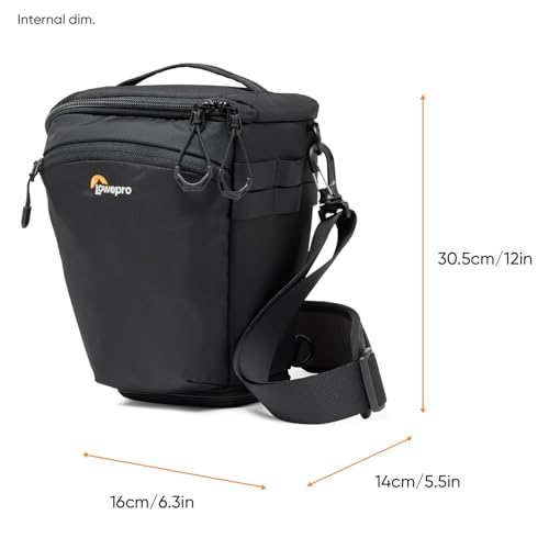 Lowepro ProTactic TLZ 70 Pro AW III Toploader Camera Bag Camera Case for DSLR Mirrorless Vol5L Dim 12x551x63in for Cameras wLens attached Modular Shoulder Bag for PhotographerVideographer - Image 3
