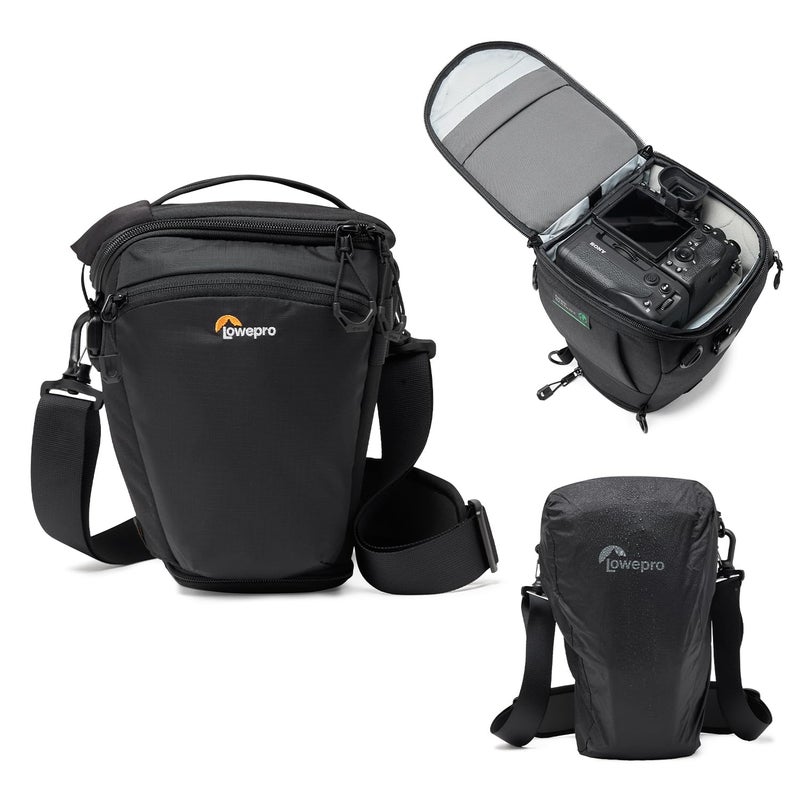 Lowepro ProTactic TLZ 70 Pro AW III Toploader Camera Bag Camera Case for DSLR Mirrorless Vol5L Dim 12x551x63in for Cameras wLens attached Modular Shoulder Bag for PhotographerVideographer - Image 2